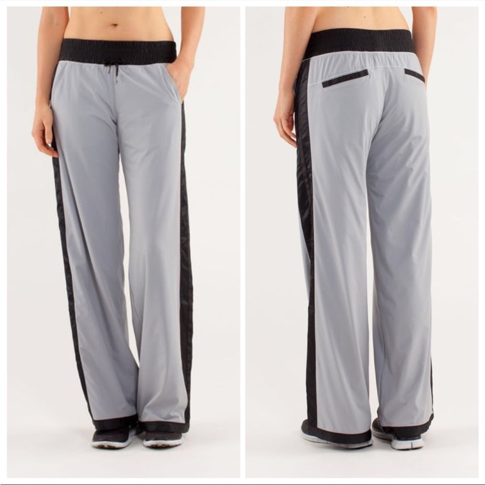 LULULEMON • run: right round loose track pants sz 12